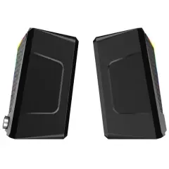 Lenovo Lecoo Ds104 Kablolu Usb + 3.5mm Jack 6w 80db Rgb Işıklı 1+1 Gaming Speaker - Hoparlör