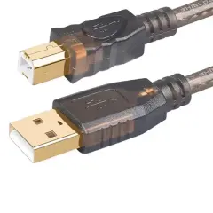 Powermaster Pm-29486 Şeffaf Chipset 10 Metre Usb 2.0 Yazıcı Kablosu