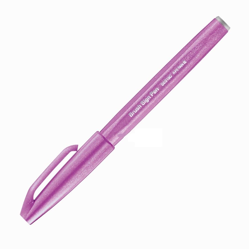 Brush Sing Pen İmza Kalemi Pink Purple