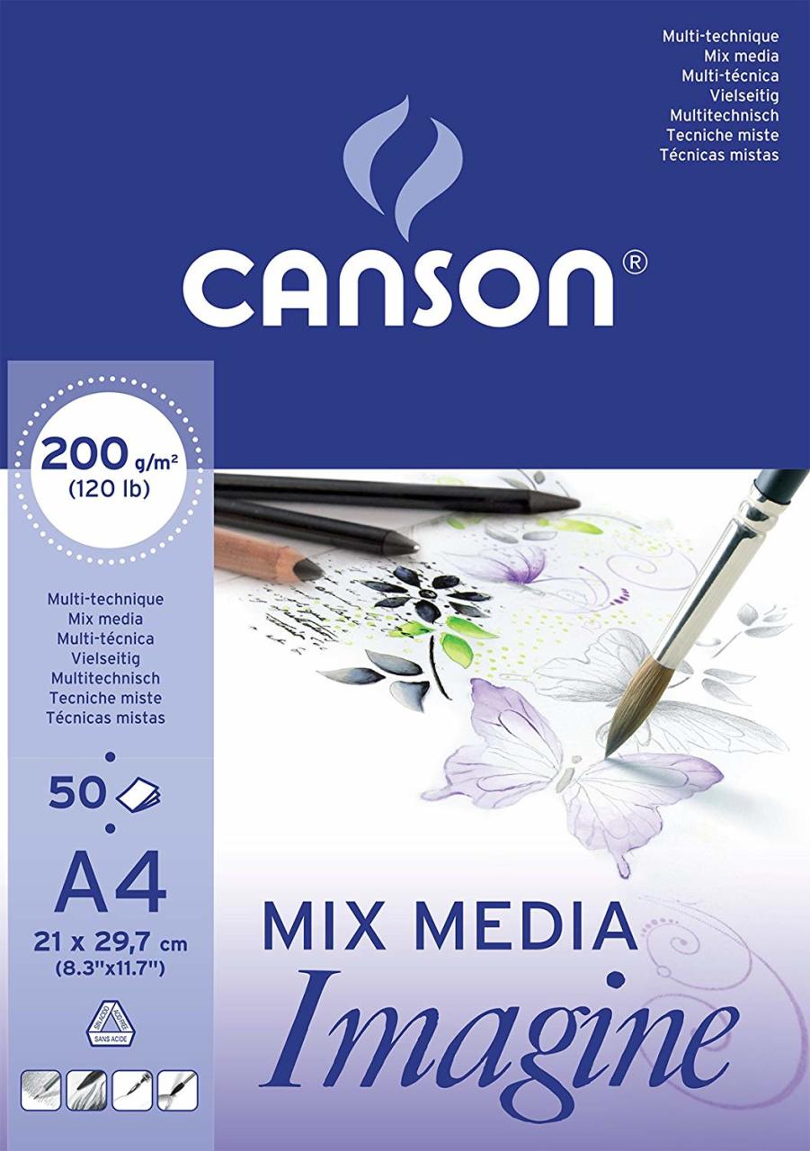 Mix Media İmagine - A4 - 200gr - 50yp