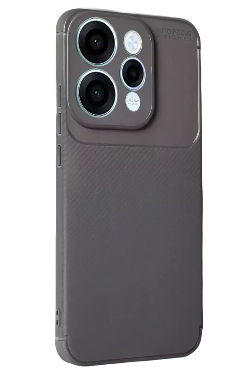 Newface Oppo Reno 15 Auto Focus Karbon Kapak - Gri