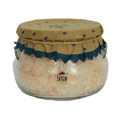 Yemeklik Himalaya Kristal Çakıl Kaya Tuzu Pembe Cam Kavanoz 500 Gr