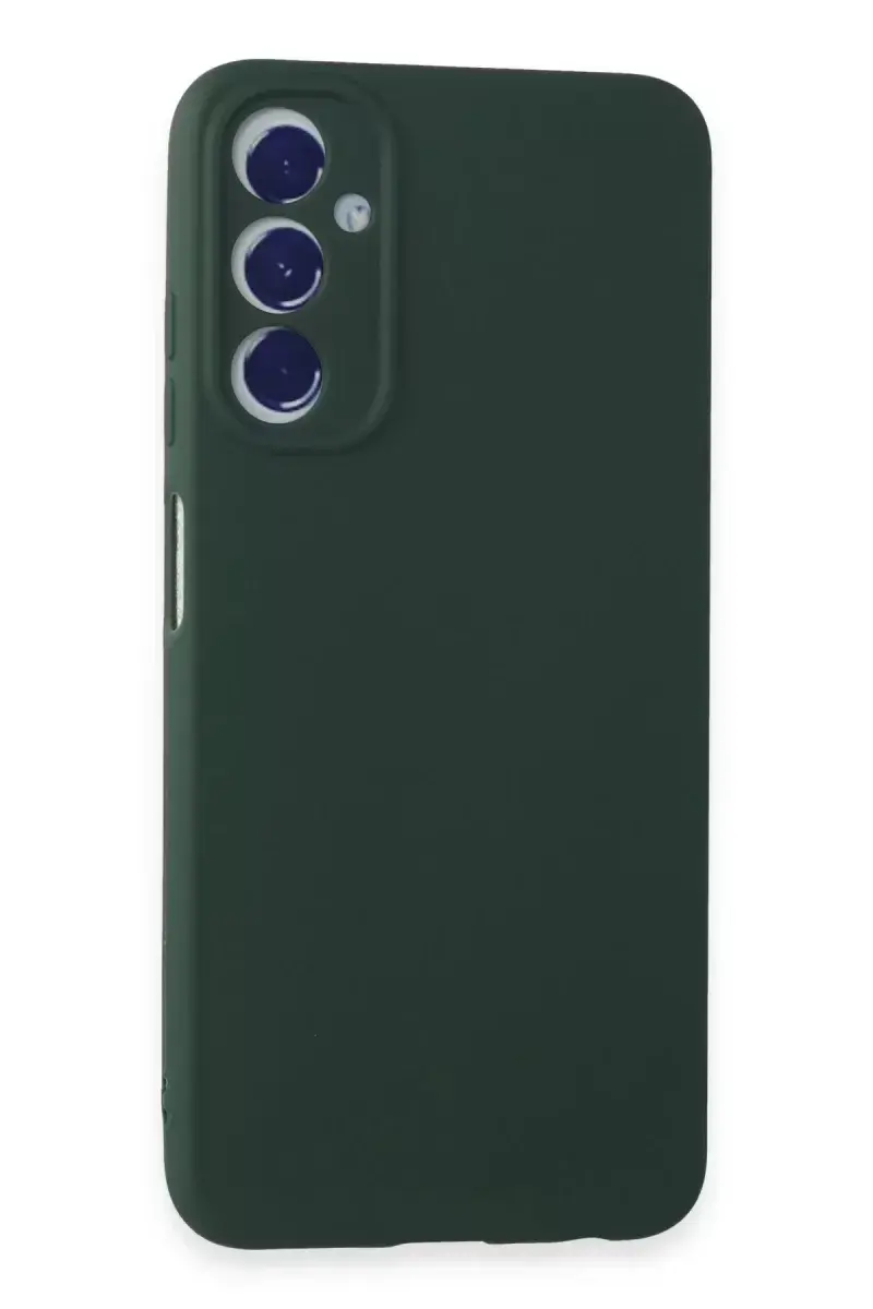 Newface Samsung Galaxy A05s Kılıf First Silikon - Koyu Yeşil