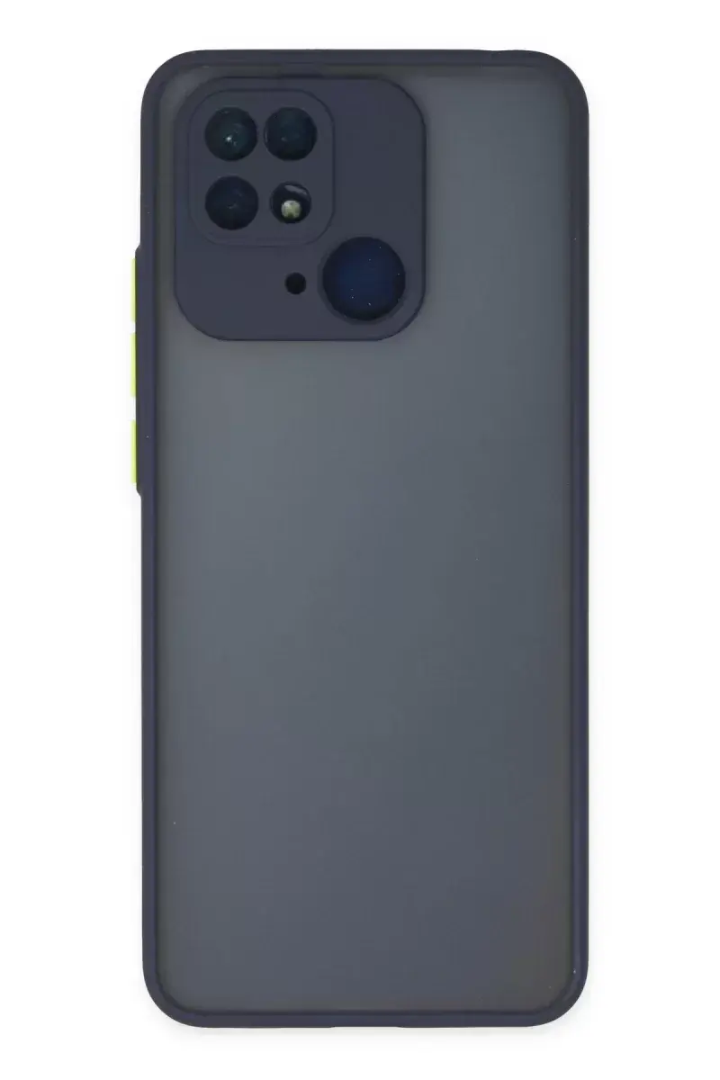 Newface Xiaomi Redmi 10c Kılıf Montreal Silikon Kapak - Lacivert