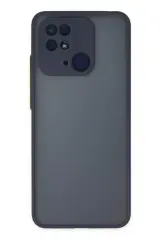 Newface Xiaomi Redmi 10c Kılıf Montreal Silikon Kapak - Lacivert