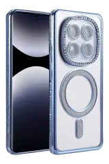 Newface Xiaomi Redmi Note 14 Pro 5g Joke Simli Magneticsafe Kılıf - Mavi