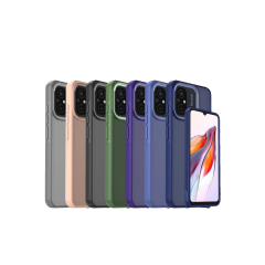 Xiaomi Redmi 12c Kılıf Elegant Kapak - Siyah
