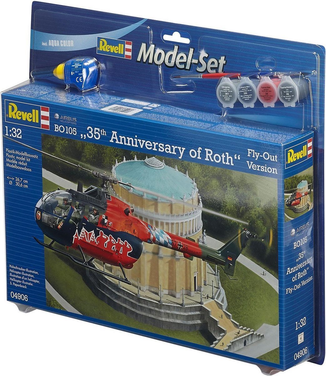 BO105 35th Anniversary of Roth Model Helikopter 1:32 N:4906