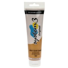 System 3 Akrilik Boya - 150ml - Gold (Imit) - N.707