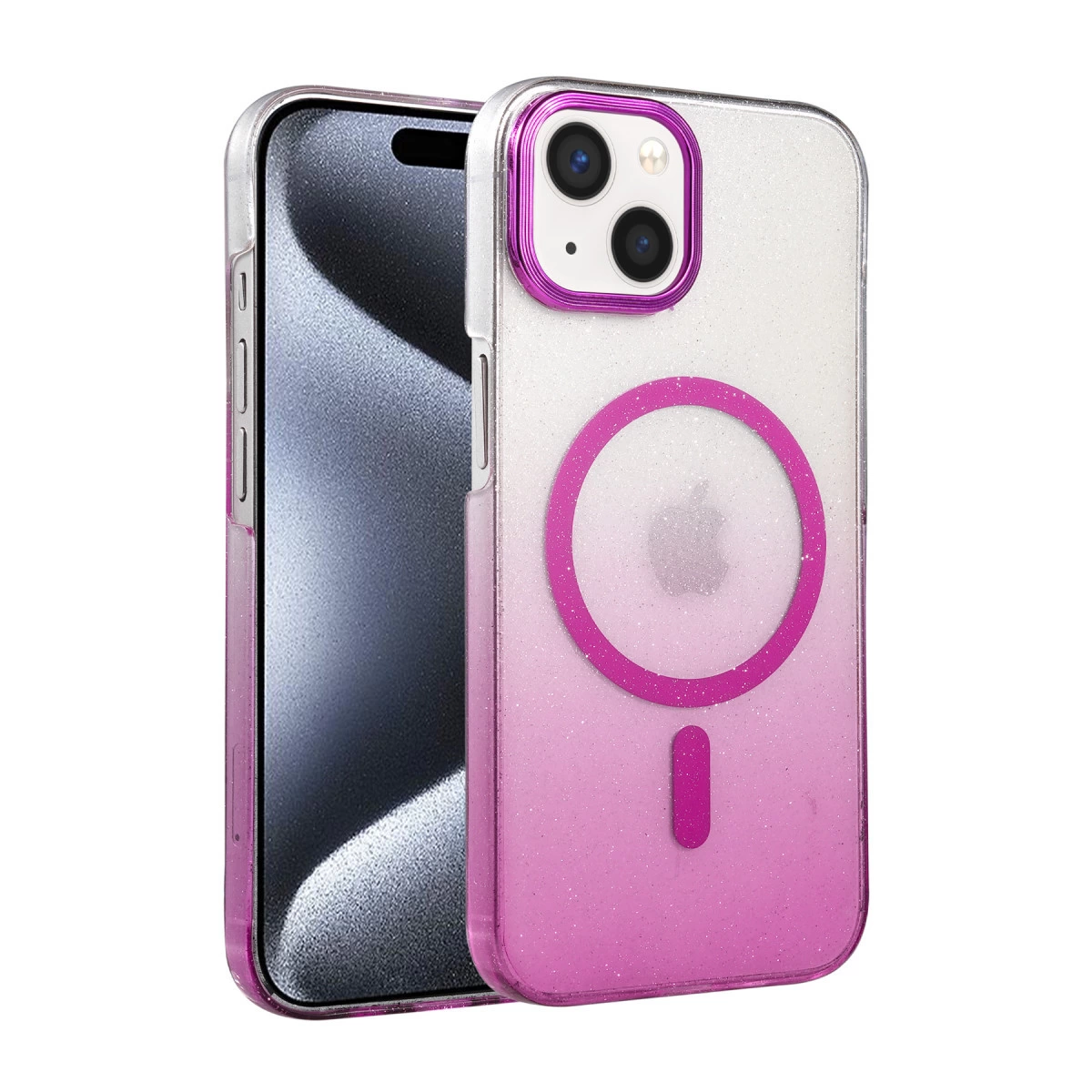 İphone 15 Glossy Magsafe Kapak - Mor