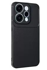 Newface Oppo Reno 15 Auto Focus Karbon Kapak - Siyah