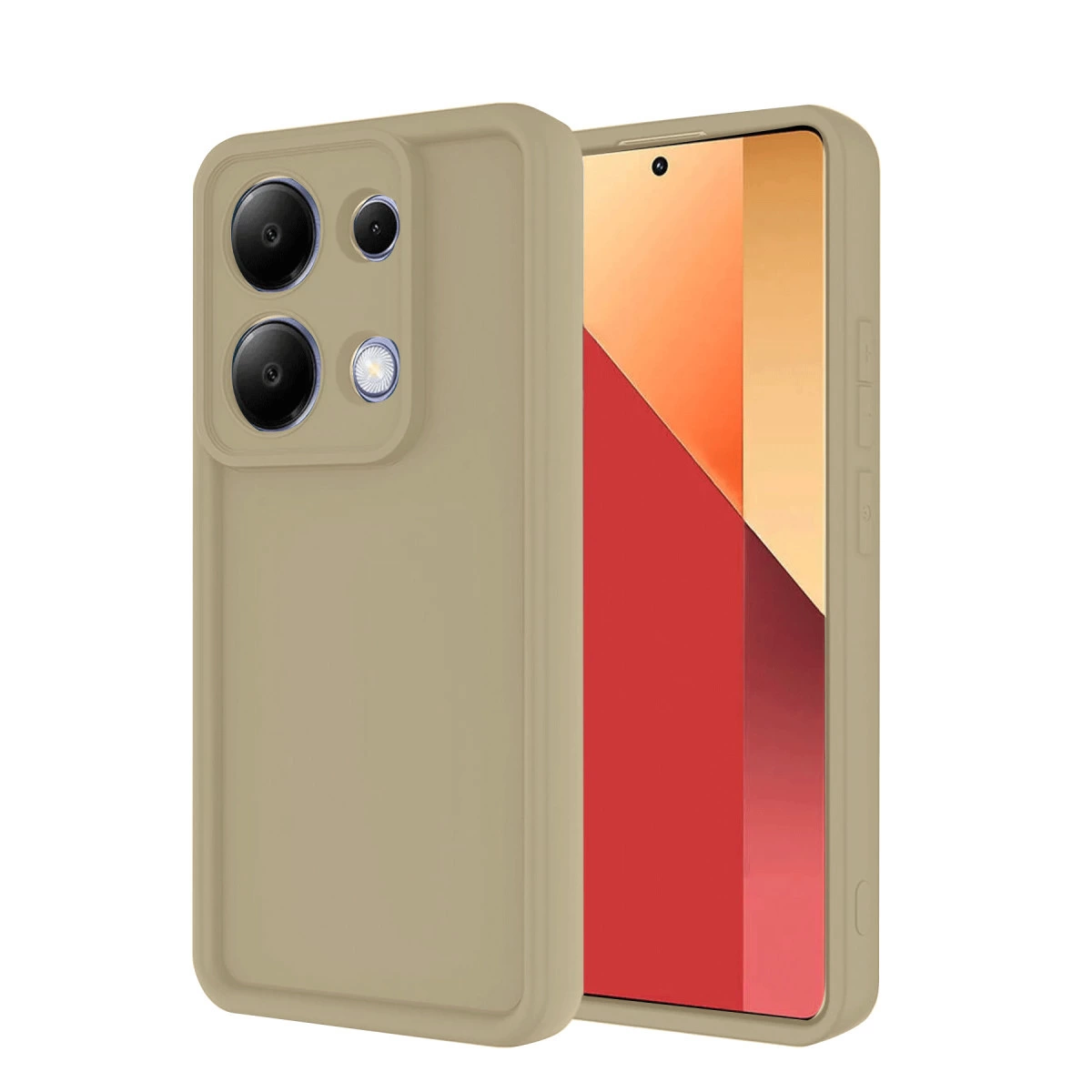 Xiaomi Redmi Note 13 Pro 4g Kılıf Viera Silikon - Krem
