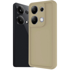Xiaomi Redmi Note 13 Pro 4g Kılıf Viera Silikon - Krem