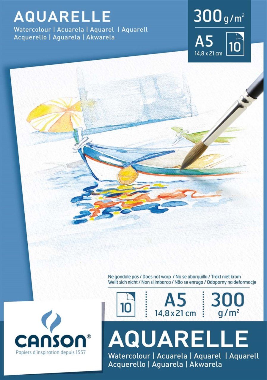 Suluboya Blok A5 - 300gr - 10 Yaprak