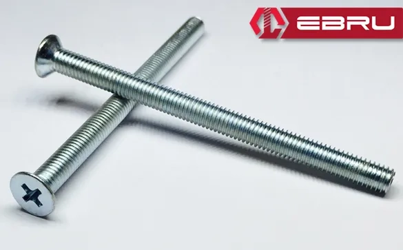Ebru Yhb Göbek Kilit, Barel Vidası M5x50 - 100 Adet