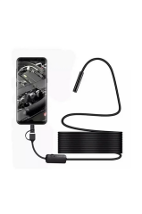 Vtn-02 Endoskop Yılan Video Kamera Led’li 2 Metre 7 Mm Sert Kablo Su Geçirmez