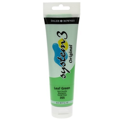System 3 Akrilik Boya - 150ml - Leaf Green - N.355