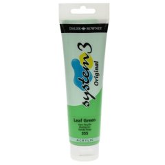 System 3 Akrilik Boya - 150ml - Leaf Green - N.355