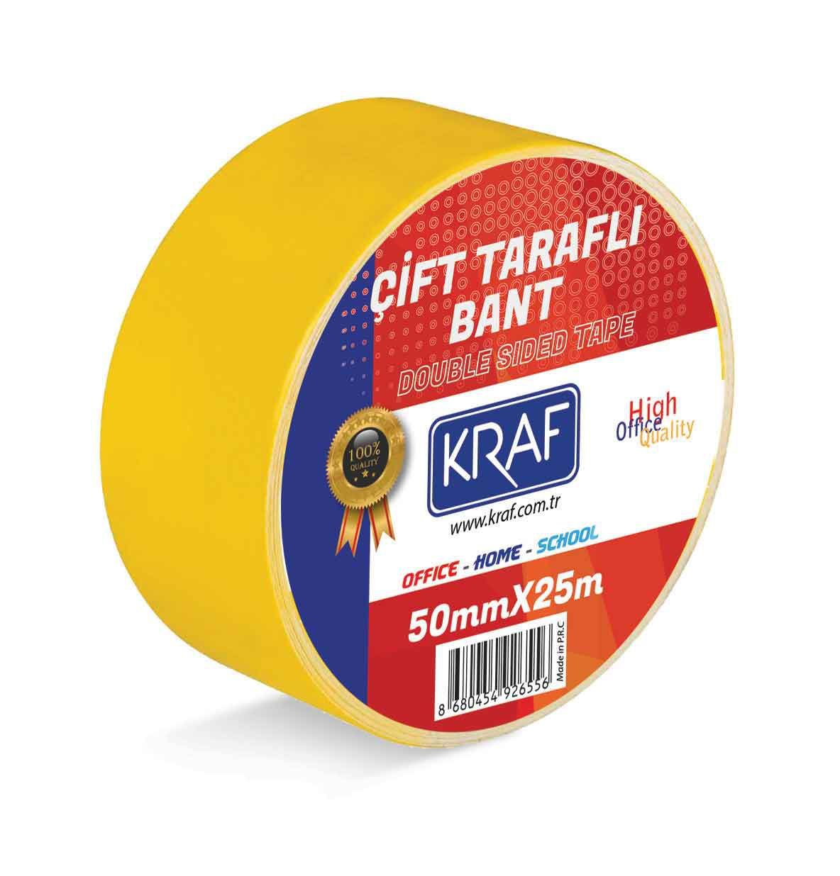 Çift Taraflı Bant 50mmx25m