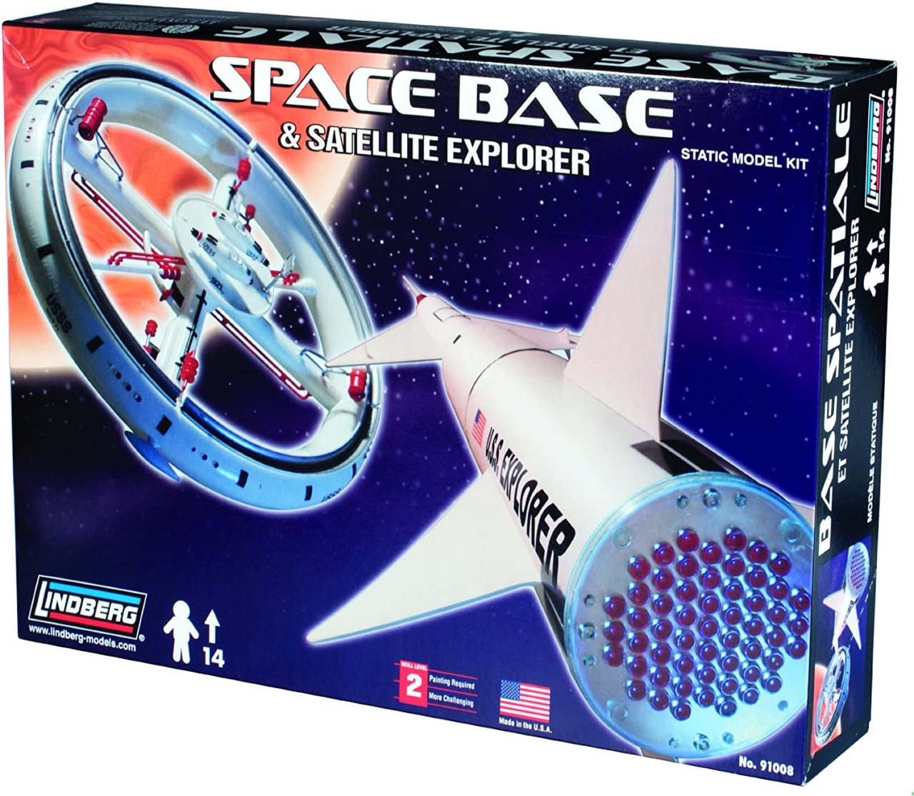Space Base & Satellite Explorer Model Uzay İstasyonu - Uydu Set 1:200 N:91008
