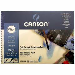 Çok Amaçlı Sanatsal Blok 25x35cm 200gr 15 Yaprak