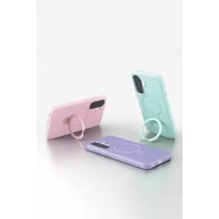 Samsung Galaxy A36 Regal Magsafe Standlı Kapak - Çöl Titanyum