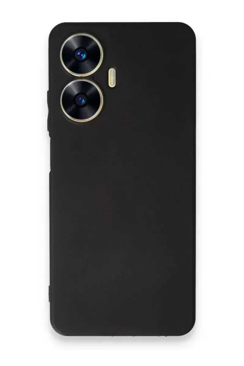 Newface Realme C55 Kılıf First Silikon - Siyah