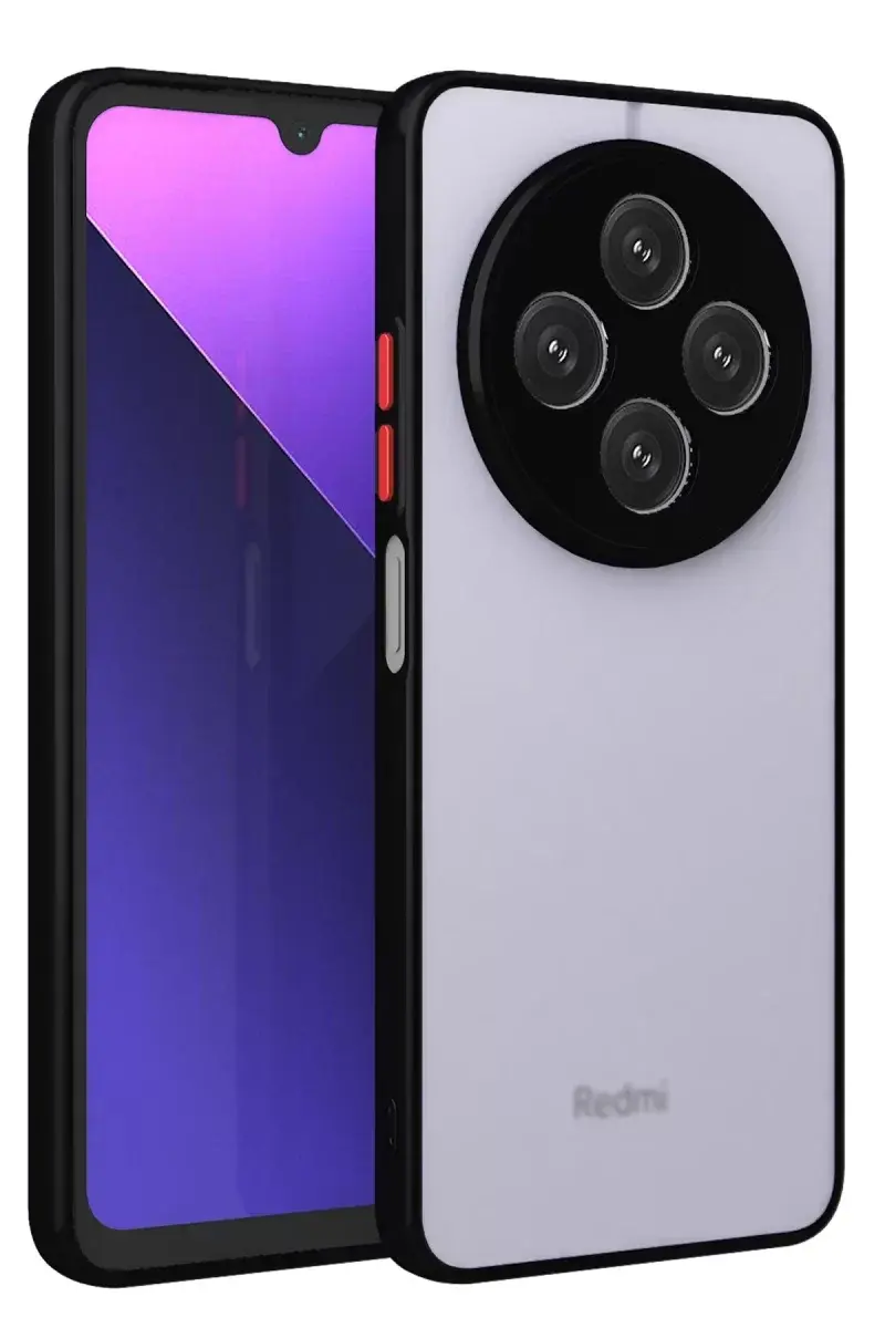 Newface Xiaomi Redmi 14c Kılıf Montreal Silikon Kapak - Siyah