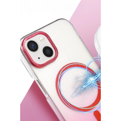 İphone 15 Glossy Magsafe Kapak - Çöl Titanyum