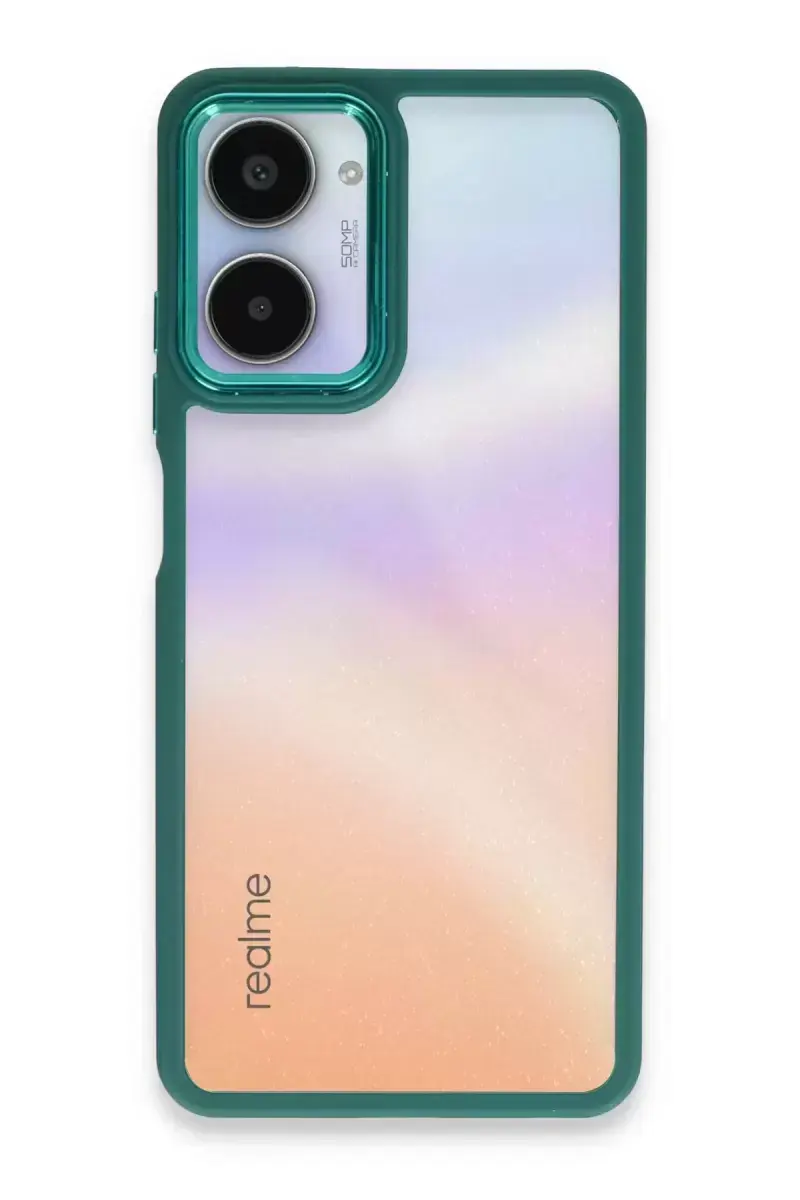 Newface Realme 10 Pro 5g Kılıf Dora Kapak - Haki Yeşil