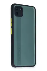 Newface Realme C11 Kılıf Miami Şeffaf Silikon - Lacivert