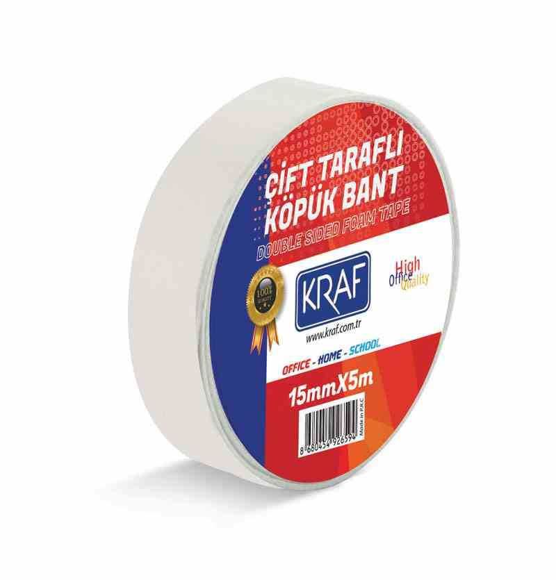 Çift Taraflı Köpük Bant 15mmx5m
