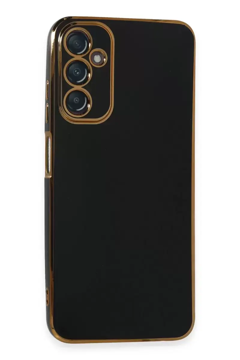 Newface Samsung Galaxy A05s Kılıf Volet Silikon - Siyah