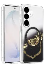 Onegif Samsung Galaxy S26 Lotus Simli Magsafe Kapak - Siyah