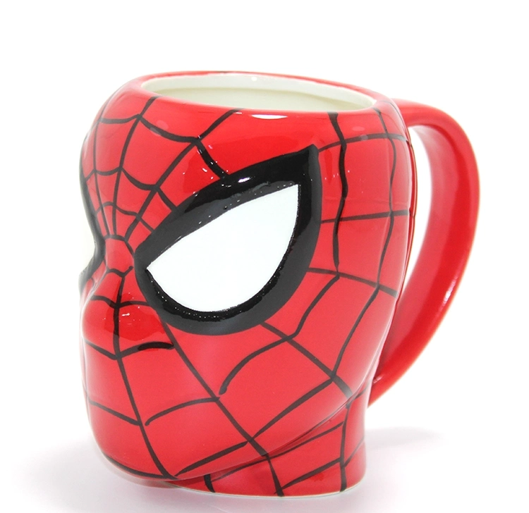 3d Spiderman Tasarımı Porselen Kupa Bardak Alk4568