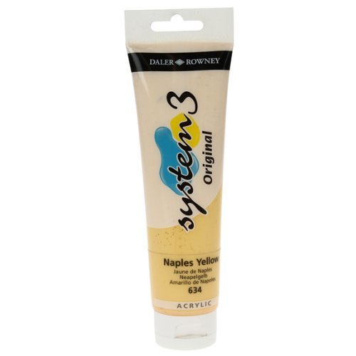 System 3 Akrilik Boya - 150ml - Naples Yellow - N.634