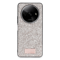 Onegif Xiaomi Redmi A3 4g Bright Simli Kapak - Gold