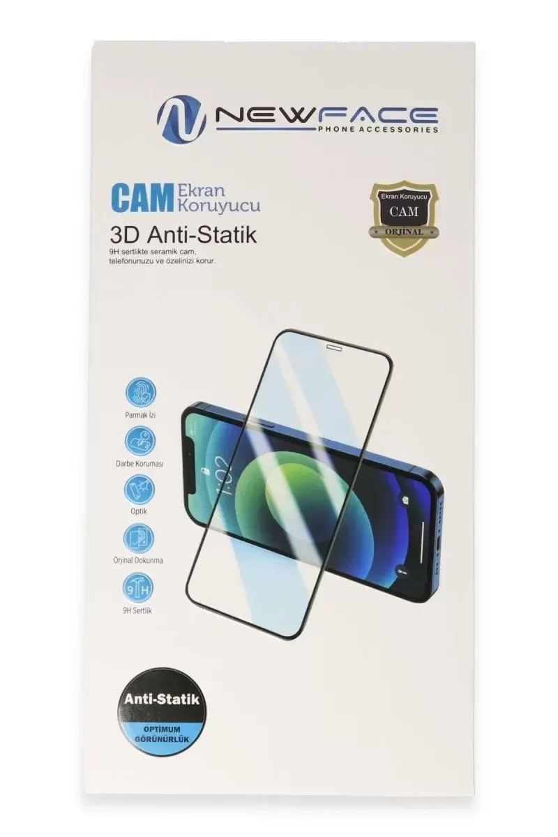 Newface Samsung Galaxy A37 5g 3d Antistatik Cam Ekran Koruyucu