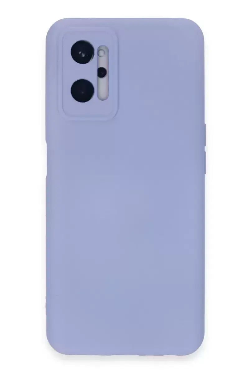 Newface Realme 9i 4g Kılıf Nano İçi Kadife Silikon - Lila