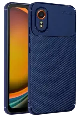 Newface Samsung Galaxy Xcover 7 Kılıf Auto Focus Karbon Kapak - Lacivert