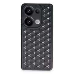 Xiaomi Redmi Note 13 Pro 4g Kılıf Petek Silikon Kapak - Siyah