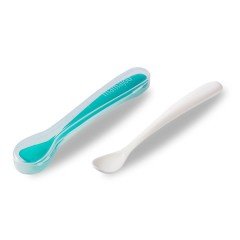 Mamajoo Kulplu Eğitici Bardak 160 ml & İkili Beslenme Kaşığı/Yeşil