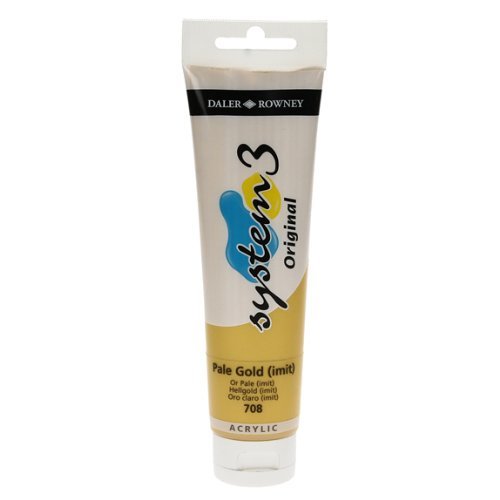 System 3 Akrilik Boya - 150ml - Pale Gold (Imit) - N.708