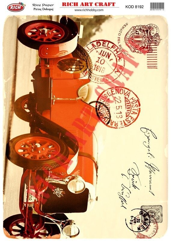 Pirinç Dekupaj Kağıdı A3 N:8192