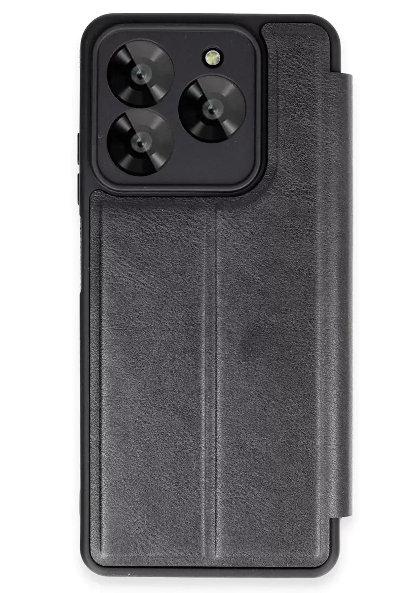 Newface General Mobile Era 50 Kılıf Flip Cover - Siyah