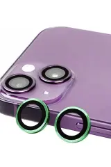 Newface İphone 13 Raze Metal Kamera Lens - Yeşil