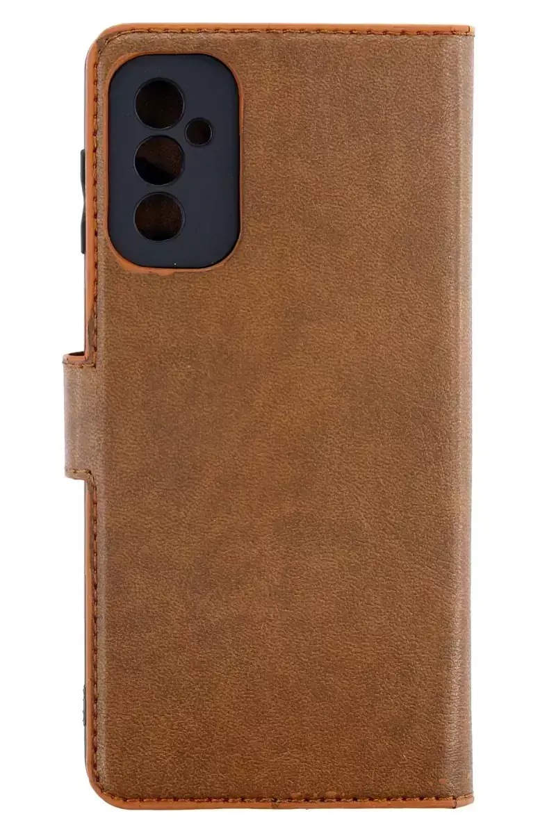 Newface Samsung Galaxy M52 5g Kılıf Trend S Plus Kapaklı Kılıf - Taba
