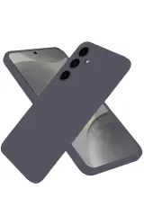 Newface Samsung Galaxy A36 Kılıf First Silikon - Gri