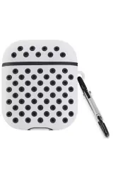 Newface Apple Airpods 3 (3.nesil) Spor Delikli Kılıf - Gri-siyah