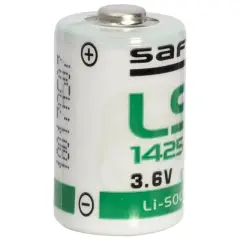3.6 Volt Kısa Lityum Saft Pil 14250